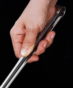 Mini Tongs Food Tongs Stainless Steel Non-Stick Serving Tongs Barbecue Tongs Steak Clamps BBQ Tools Accessories Kitchen Utensil 2