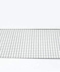 BBQ 30 * 45cm BBQ Camping Vegetables Seafood Cooking Net BBQ Tools Galvanized Iron Grill Meshes Outdoor Accessories