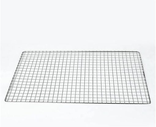 BBQ 30 * 45cm BBQ Camping Vegetables Seafood Cooking Net BBQ Tools Galvanized Iron Grill Meshes Outdoor Accessories