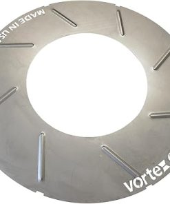 BBQ Vortex (in) direct heat and Charcoal Heat Control Baffle for Weber Kettle 22″ & 26.75″, WSM Smokey Mountain, Medium Kamado Big Green Egg (Medium) 2
