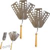 BBQ Condiment Holder Metal Mesh Organizer for Outdoor Camping Barbecue Grilling, with Paper Towel and Napkin Holder, Suitable for BBQ Enthusiasts and Campers 3