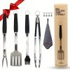 30pcs Griddle Accessories Kit for Blackstone Professional Flat Top Grill Tools, BBQ Spatula Gift Set with Basting Cover, Burger Press, Meat Injector, Thermometer, Tongs for Camping Backyard Teppanyaki 3