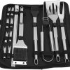 BBQ Grill Tools Set, Food Grade Material, Heat Resistant Grilling Accessories for Outdoor Use, 12 Pcs 3