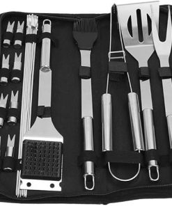 Barbecue Utensils BBQ Tools 21PcsSet BBQ Outdoor Stainless Steel Barbecue Grill Tools Utensils Kit Kitchen Accessories