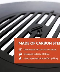 ARTEFLAME Grill Grate for Charcoal BBQ Grills | Premium Flat Top Insert | Accessory for Gourmet Outdoor Cooking (22″, Fits Weber XL Grill) 2