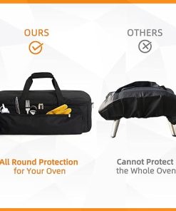 NOELIFE Carry Bag for Ooni Volt 12 Electric Pizza Oven – Portable Carrying Case with PE Foam Lining for Ooni Volt Accessories, Built-in Pockets, Suitable for Indoor & Outdoor Use (Bag Only) 2