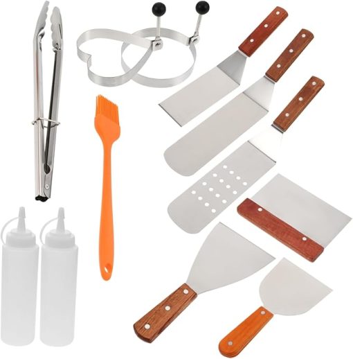 Milisten 1Set Barbecue Tool Durable BBQ Grill Accessories for Outdoor Cooking Easy to Clean Picnic Kit for Camping Lovers and Grill Enthusiasts