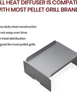 Professional Grills Heat Baffle Plate for Uniform Heat Distribution Easy Installation Corrosions BBQ Tool 2