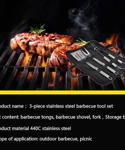 MaGiLL BBQ Grilling Tool Sets Stainless Steel Spatula Fork and Clip Grill Accessories Perfect for Barbecue and Grilling Gadgets 2