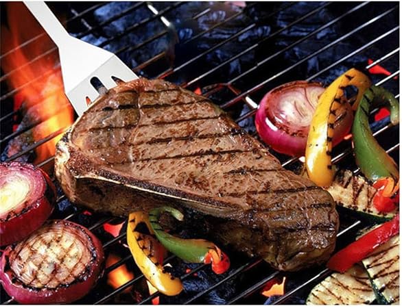 Stainless Steel Grill Barbecue Combination Tool Outdoor Home BBQ 2 Stainless Steel Grill Barbecue Combination Tool Outdoor Home BBQ - Image 2