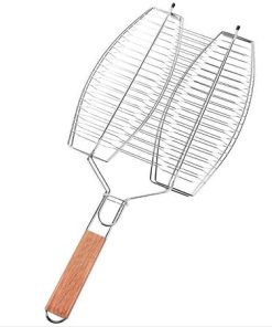 MaGiLL Grill Basket, Grilled Fish Clip Stainless Steel Grill Tool Grill Accessories