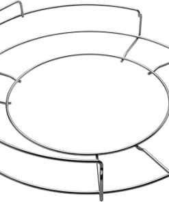Replacement 1-Piece XL ConvEGGtorBasket Rack for Big Green Egg X-Large, BGE EGGpsnder Accessories - Easy Placement or Removal of Grill Heat Deflector or Cast Iron Plate Setter, Stainless Steel Rack
