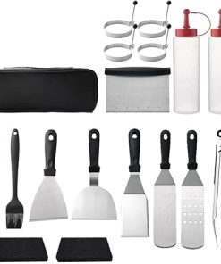 Grill Accessories,14pcs Grill Set BBQ Tools,Stainless Steel Grill Tools,BBQ Grill Accessories,Stainless Steel BBQ Kit,Grilling Tools Set for Outdoor Grill