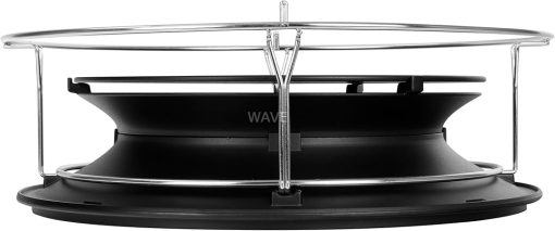 Kamado Joe SlōRoller Hyperbolic Smoke Chamber Accessory Insert with Stainless Steel Rack for Classic Joe 18-inch Charcoal Grill and Smokers in Black, Model KJ-HYPER - Image 2