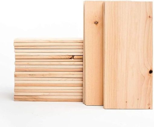 Wood Fire Grilling Co. Maple Grilling Planks - 5x11 30 Pack for Pork, Fruits, Vegetables and More
