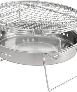 Portable Stainless Steel BBQ Grill Folding BBQ Grill Mini Pocket BBQ Grill Barbecue Accessory For Home Park Camping Picnic Tool