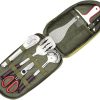 18 PCS Barbecue Tool Set with Nylon Carrying Bag, Portable Stainless Steel Grilling Tool Kit, BBQ Utensil Tool Kit for Outdoor Cooking, Camping, Grilling 4