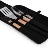 Mumusuki BBQ Net Barbecue Tool Outdoor Foldable Stainless Steel Grill, Grilled Fish Chicken Net Clip Hand Held Grill Mesh Wire Clamp 4