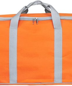 Storage Bag Protective Barbecue Portable Picnic Travel Durable Oxford Cloth BBQ Grill Accessories Camping Outdoor Waterproof (Color : Orange) 2