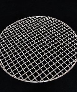 304 Stainless Steel Round BBQ Grill Mesh Home Roast Bacon Grill Tool Iron Barbecue Accessories Non-Stick BBQ Mat Grid
