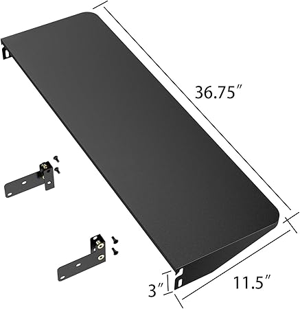 Stanbroil Folding Front Shelf for Traeger Pro Series 34 Pellet Grill, Replacement for BAC363 Folding Shelf, Grill Accessories for Traeger Texas Elite 34, Century 885 – Black 2 Stanbroil Folding Front Shelf for Traeger Pro Series 34 Pellet Grill, Replacement for BAC363 Folding Shelf, Grill Accessories for Traeger Texas Elite 34, Century 885 - Black - Image 2