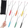 Outdoor Barbecue Tool Set 1 Set of Stainless Steel Grill Utensils Tongs Fork Shovel Easy to Carry for Occasions 3