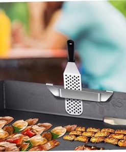 SUPVOX 3sets Metal Spatula Rack Griddle Spatula Accessories BBQ Tool Holder 3pcs*3 2