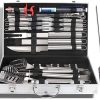 Portable Stainless Steel for Outdoor Foldable Charcoal Bbq Grill Barbecue Tools Set Picnic Barbecue Accessory 4