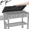 Blackstone Griddle Cover 36 inch, Matte Texture Aluminum Blackstone Grill lid, Powder-Coated, Suitable for 36 Griddle Grill Cover (Hinged Lid)