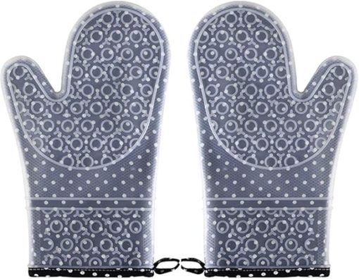 Layer Oven Mitts Thicken Kitchen Gloves Non-Slip Oven Pot BBQ Gloves Baking Cooking Tool