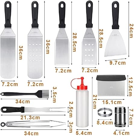 BBQ Grill Accessories Set for Men,Premium Grilling Accessories for Outdoor Camping, Complete BBQ Tools for Father’s Day,Thanksgiving,Christmas. 2 BBQ Grill Accessories Set for Men,Premium Grilling Accessories for Outdoor Camping, Complete BBQ Tools for Father's Day,Thanksgiving,Christmas. - Image 2