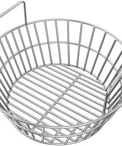 Stainless Charcoal Ash Basket for Large BGE Grill, Charcoal Grill Ash Basket also fits Kamado Joe Classic and Other Similar Grills