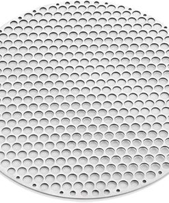 Baking Supplies, Stainless Steel Round BBQ Net Grill Mesh Roast Nets Bacon Grill Tool Iron Nets Camping Barbecue Accessories Non-Stick Grid Rack(22cm)