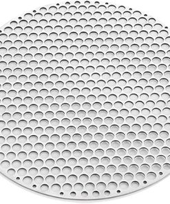 HEAGER Stainless Steel Cooking Grate Grid, Stainless Steel Round BBQ Net Grill Mesh Roast Nets Bacon Grill Tool Iron Nets Camping Barbecue Accessories Non-Stick Grid Rack(20cm)