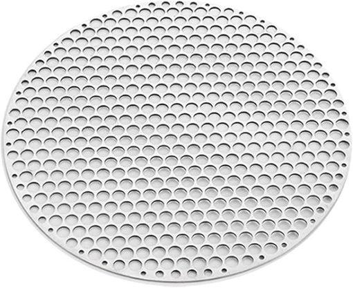 BBQ Grill Grate,outdoor barbecue net, Stainless Steel Round BBQ Net Grill Mesh Roast Nets Bacon Grill Tool Iron Nets Camping Barbecue Accessories Non-stick Grid Rack(18cm)