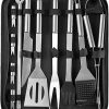 BBQ 28Pc Exclusive BBQ Grill Accessories in Carrying Bag for Birthday Christmas Grilling Gifts Grill Utensils Set Accessories 4