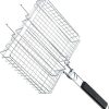 Stainless Steel Charcoal Tongs Wooden Grip Bbq Tool for Outdoor Grilling Charcoal Clamp for Campfire and Fire Pit Use 3