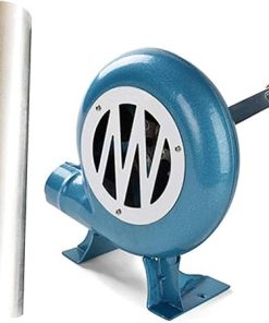 Hand Crank Blacksmith Forge Blower - Iron Gear Popcorn Fan, With Duct Iron Gear Manual BBQ Blower, Suitable For Camping/Picnic/Outdoor Acativities Grill Accessories, Easy To Carry ( Size : 200W )