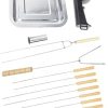 Grilling Accessories Set + BBQ Organizer | 5 Piece Grill Tools Set for Barbecue, Outdoor Grilling & Camping 3
