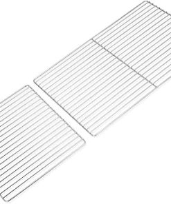 KeuLen Stainless Steel Wire Grill Rack,Grids Grates Barbecue net Stainless Steel Rectangular Square roof Grid Grid mesh Tools Outdoor Accessories
