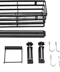 Grill BBQ Accessories Organizer, Magnetic Tool Holder Knife Holder Outdoor Barbecue Grills for 28in 36in Baking Panswith Griddle Caddy Organizer