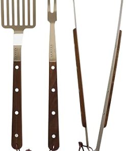 Lamson Premier 20″ Walnut 3-Piece BBQ Set 2