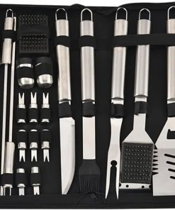 SEFAX 23PCS BBQ Grill Accessories for Outdoor Grill Set Stainless Steel Camping BBQ Tools Grilling Tools Set, Grill Utensils Set Ideal Grilling Gifts for Men Dad Women