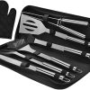 BESPORTBLE Grill Accessory Kit 7pcs BBQ Tools Set Stainless Steel Barbecue Grill Set Food Clamp Outdoor Cooking Tools 3
