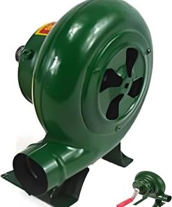 Hand Crank Blacksmith Forge Blower Iron Gear Manual Fan Popcorn Fan Manual BBQ Blower With Metal Fan Blade For Camping/picnic Outdoor Grill Accessories Easy To Carry(Size:200W,Color:One Color)