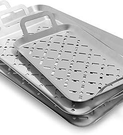 Sur La Table Stainless Steel Grill Grids, Set of 3