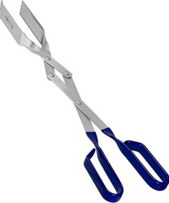 BBQ Tong Set (Two Pack) Combo,13 & 17 In Shark BBQ Grill Tongs and Meat Turners for Barbecue Grilling on Gas & Charcoal Grills – (Two Blue) 2