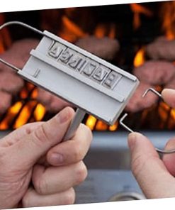 PAREKS 3pcs Set BBQ Branding Iron Branding Iron for BBQ Branding Iron for Grilling BBQ Tools Barbecue Accessories Bamboo/1394 2