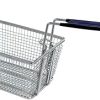 Bayou Classic 700-186 Fry Basket For 4-gal Stainless Bayou Fryer Features Cool Touch Handle Wire Mesh Basket Perfect For Frying Fish Shrimp Chicken Onion Rings Hushpuppies and Fries