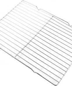 BBQ 1pcs Stainless Steel Outdoor Barbecue Grill Water Filter Rack Bread Cooling Net Oil Filter Net Accessories Accessories(Silver 35X24CM 1PC)